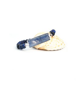 Náramek kyanit lapis lazuli "Modré z nebe"