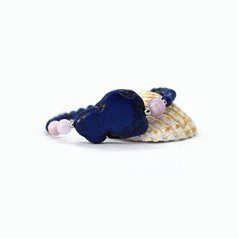 Lapis. howlit, kunzit