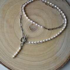 Perly s řetízkem